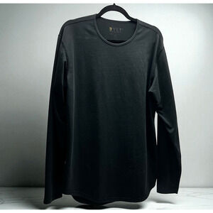 BYLT Men's Large Black Premium Basics Signature Performance Long Sleeve Tee